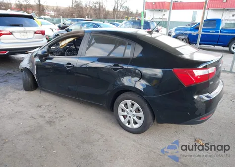 2015 Kia Rio Lx из США, поврежденный, VIN KNADM4A33F6484884